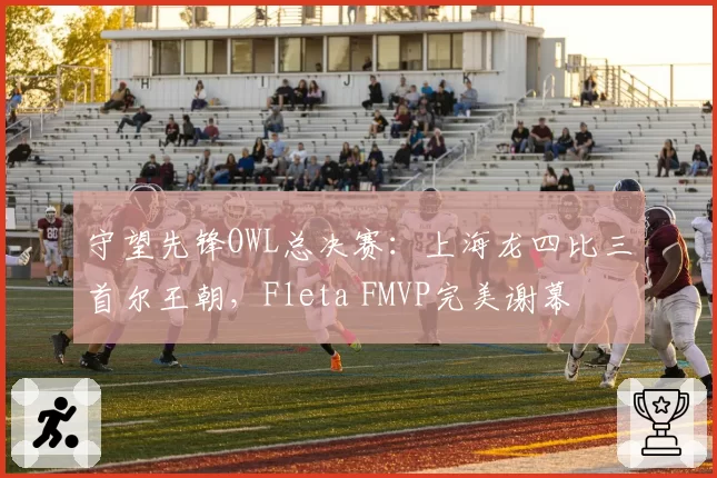 守望先锋OWL总决赛：上海龙四比三首尔王朝，Fleta FMVP完美谢幕